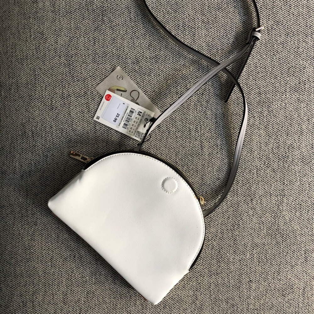 ZARA MULTI-ZIP COLOR BLOCK CROSSBODY NWT